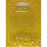 1lb Flat K-Resin Plastic Jar